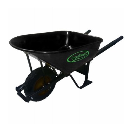 Master Gardnermpany GTPro 6CUFT Wheelbarrow WB 6810-GT